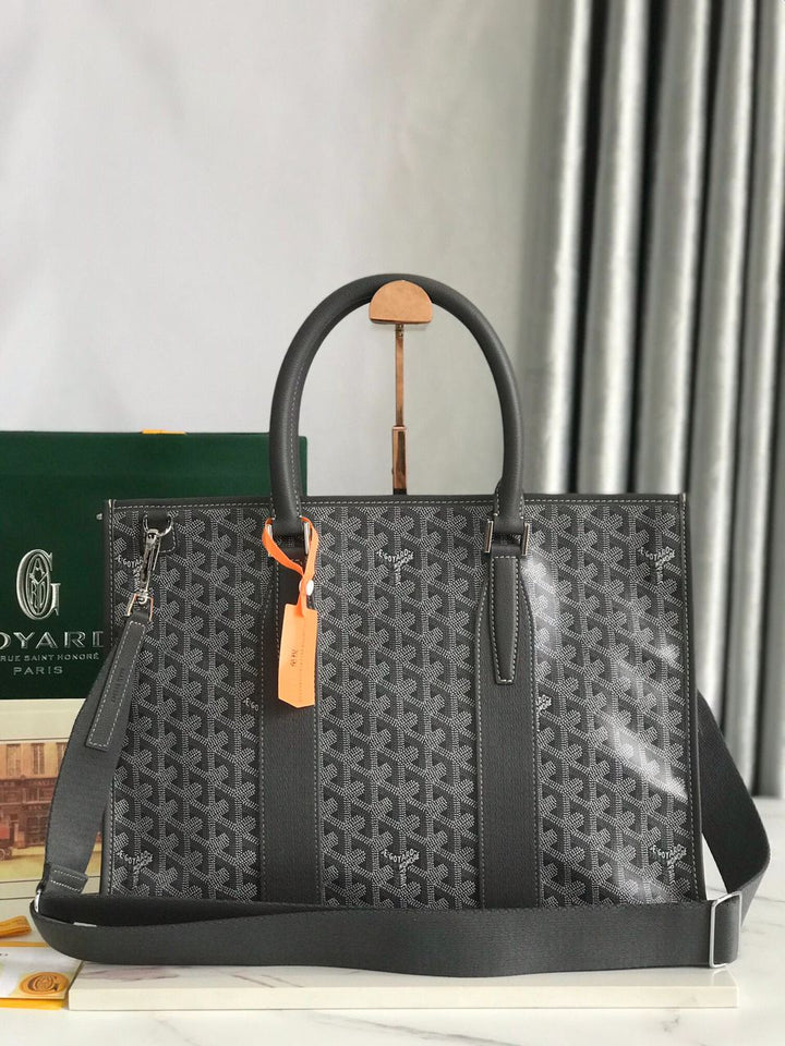 GOYARD MORVAN DOCUMENT CASE BLACK – Mila Berlucci