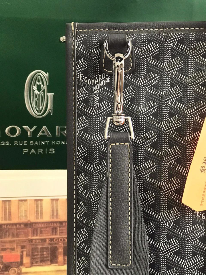GOYARD MORVAN DOCUMENT CASE BLACK – Mila Berlucci