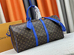 LV BOWLING BAG 45 CM BROWN BLUE